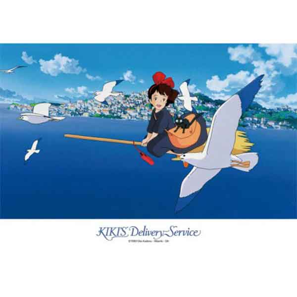 Ensky 108 Pieces - 252 Kiki Saying Hello to Seagulls 'Kiki Delivery Service', Ensky Puzzle | 4970381154981