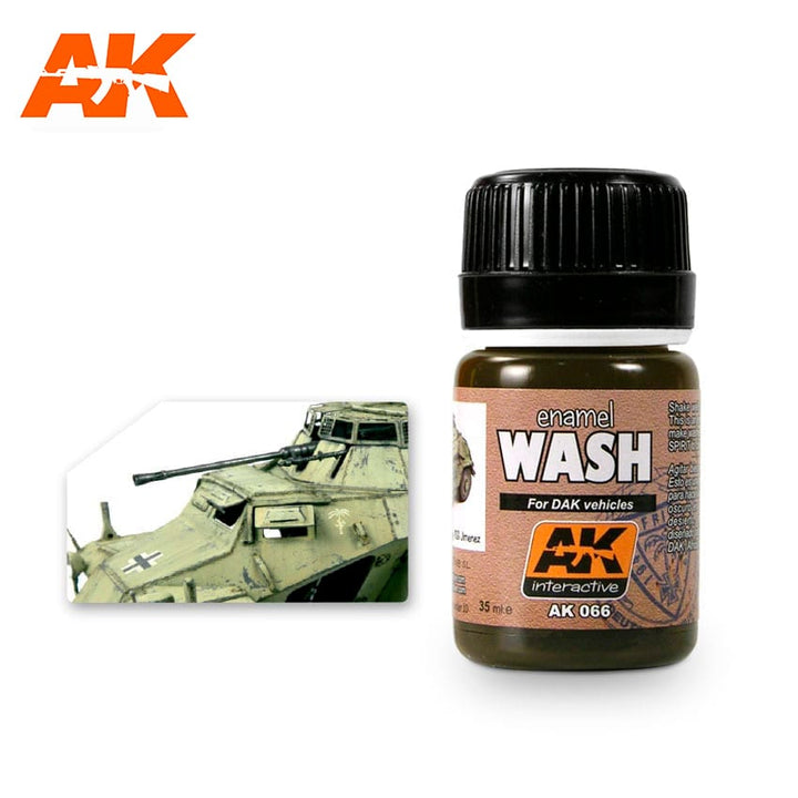 AK Interactive Wash For Afrika Korps Vehicles | 8436535570664