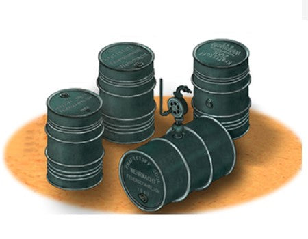 Bronco Models 1/35 GERMAN WWII 200L Oil Drums | 6970162330052