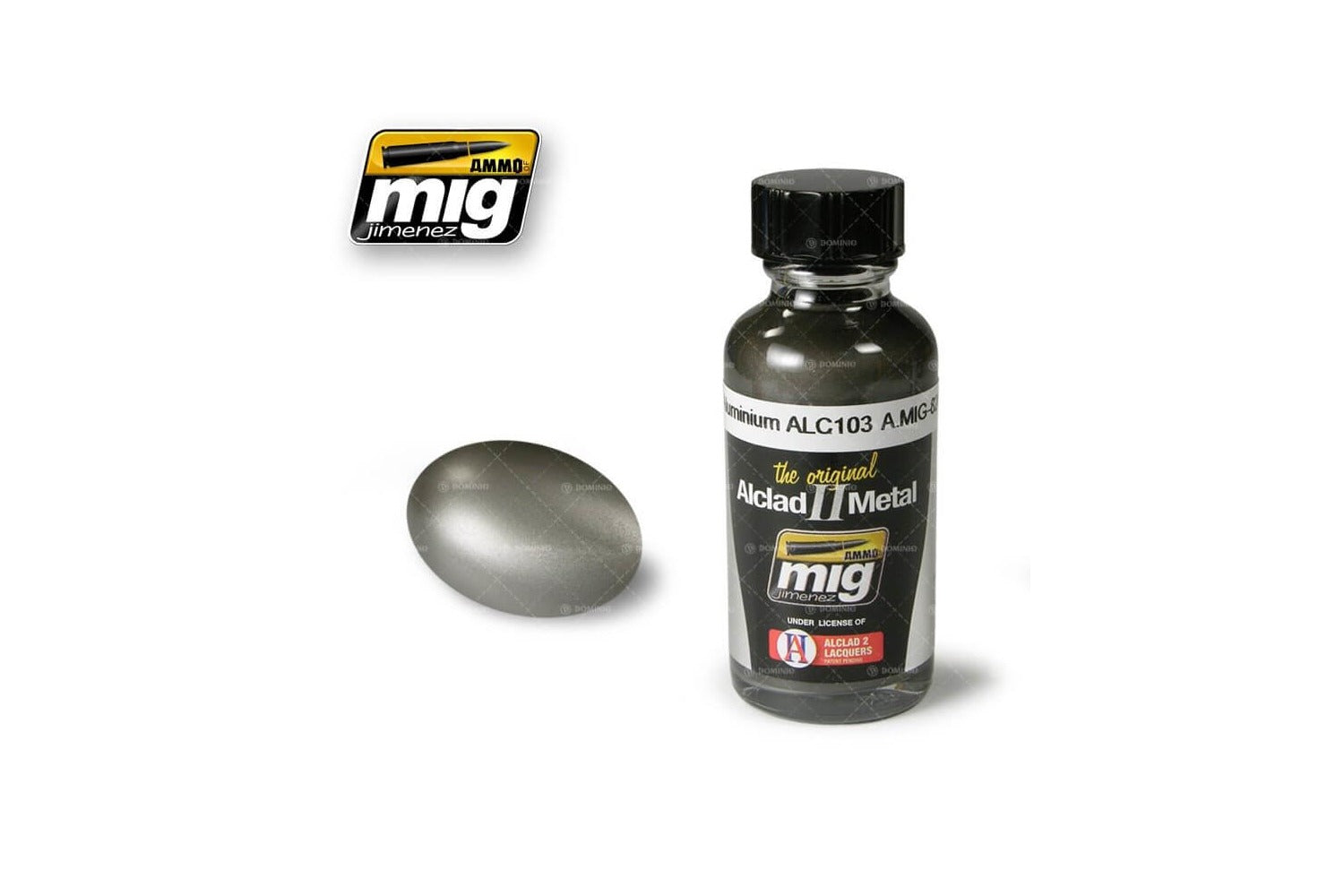 Ammo Mig Dark Aluminium Alclad Metallic Paint ALC103, 30ml