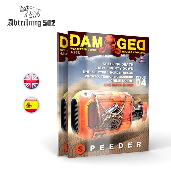 Abteilung502 DAMAGED, Worn and Weathered Models Magazine - 04 (English) | 8436564927385