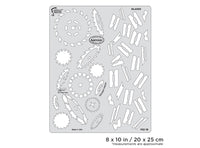 IWATA Artool FX3 Blades Freehand Airbrush Template by Craig Fraser | 758240138457