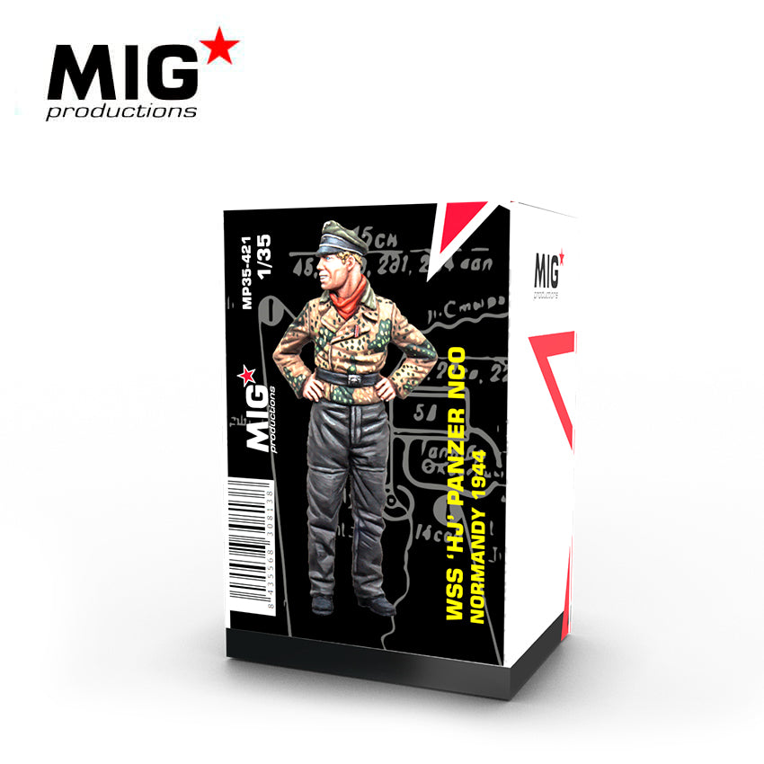 MIG 1/35 WSS HJ Panzer NCO, Normandy 1944 | 8435568308138