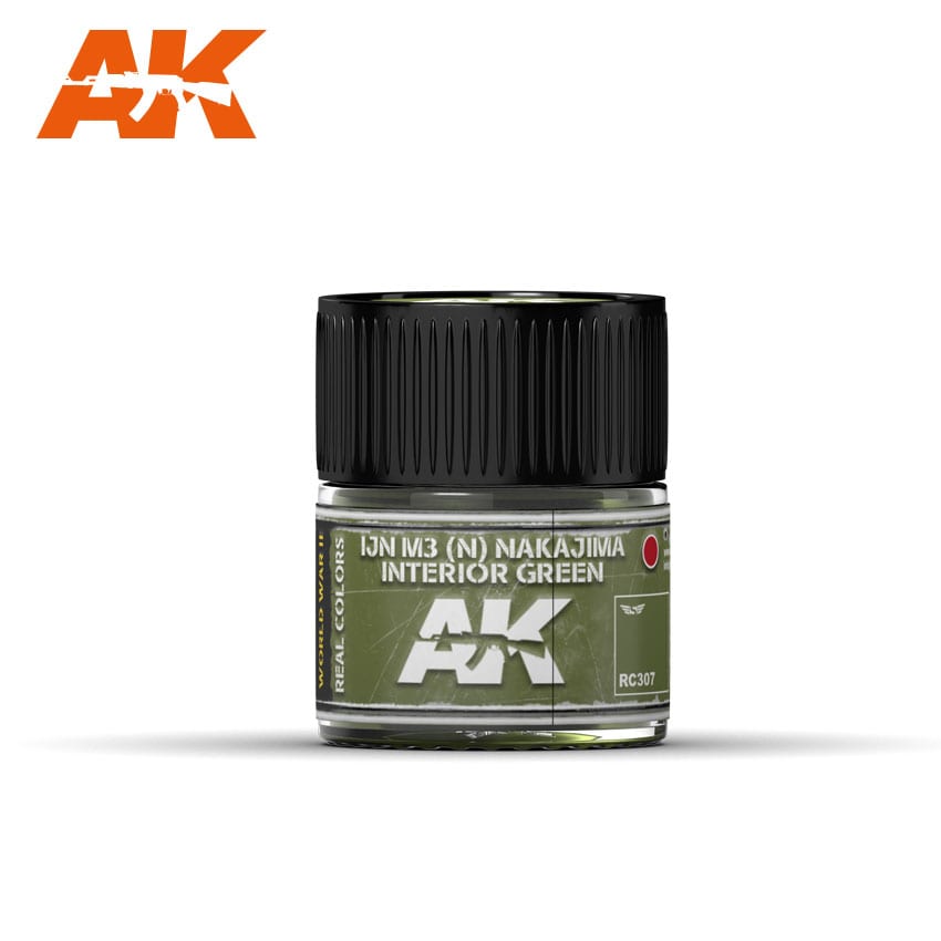 AK Interactive Real Colors IJN M3 (N) NAKAJIMA Interior Green 10ml | 8436564926081