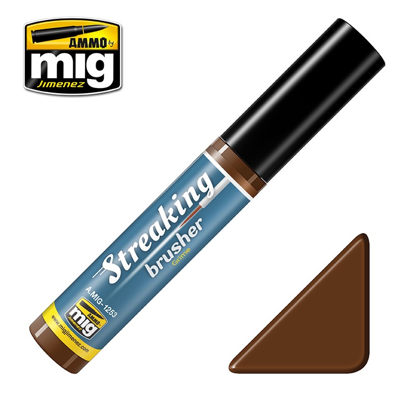Ammo Mig Streakingbrusher - Grime | 8432074012535