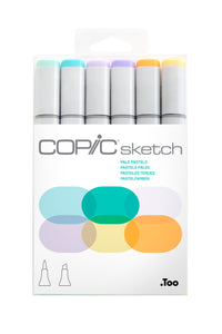 Copic Sketch Marker Pale Pastels 6Pc Set | 4511338052686