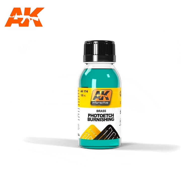 AK Interactive Brass Photoetch Burnishing Liquid | 8436535571746