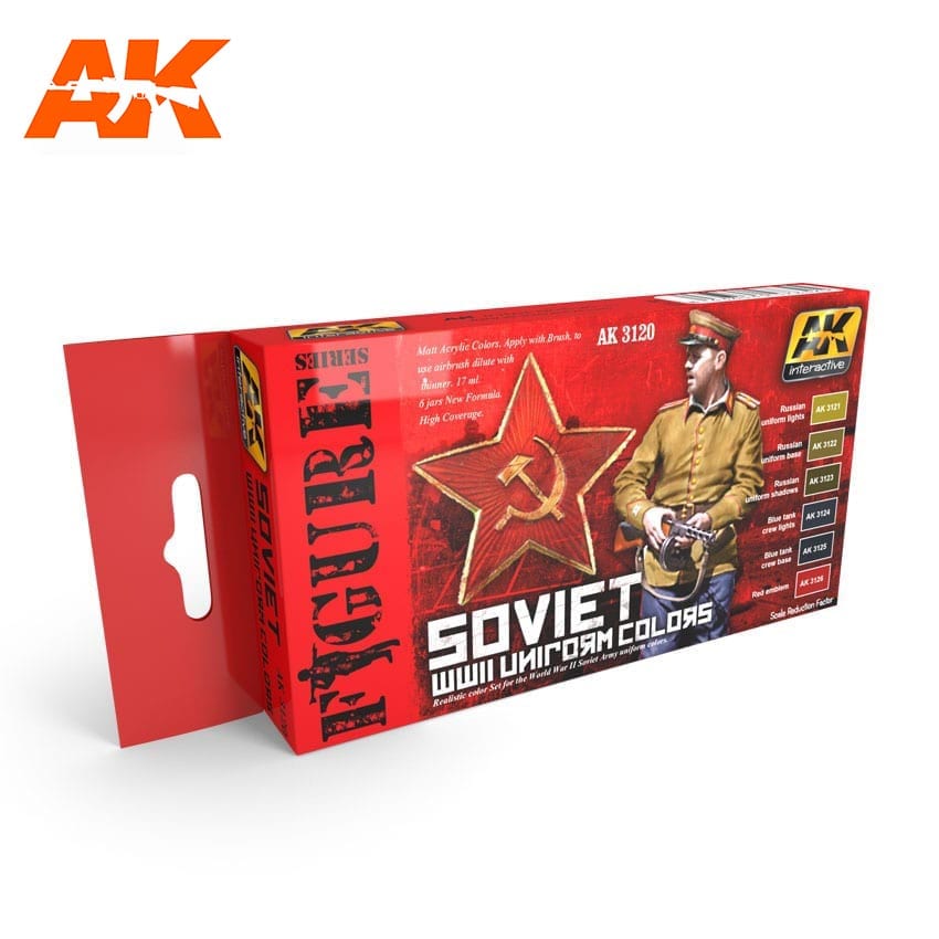 AK Interactive Soviet WWII Uniform Colors | 8436535578325