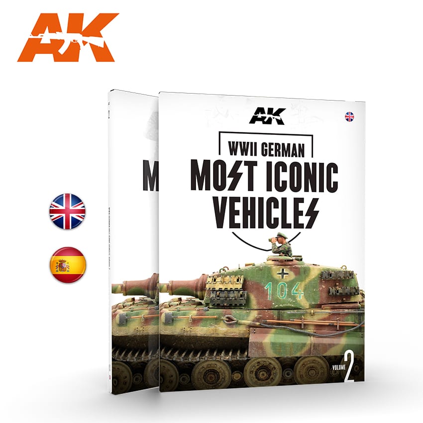 AK Interactive WWII German Most Iconic SS Vehicles Vol.2 | 8435568309319