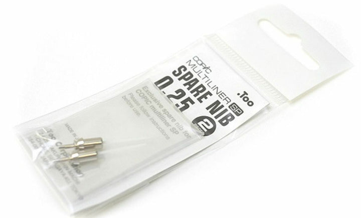 Copic Multiliner SP Spare Nibs - 0.25mm, 2Pcs | 4511338041345