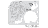 IWATA Artool Steam Driven Sprung Freehand Airbrush Template by Craig Fraser | 758240151067