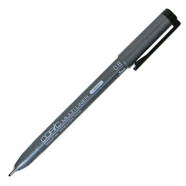 Copic Multiliner Ink Pen, Black 0.8mm | 4511338010211