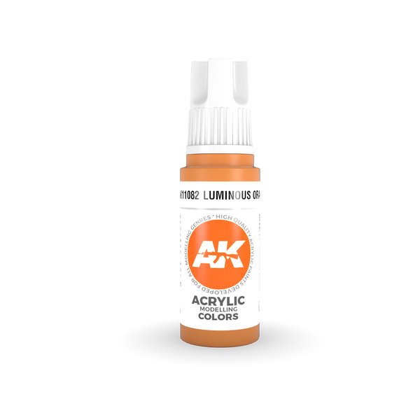 AK Interactive 3G Acrylic Luminous Orange 17ml