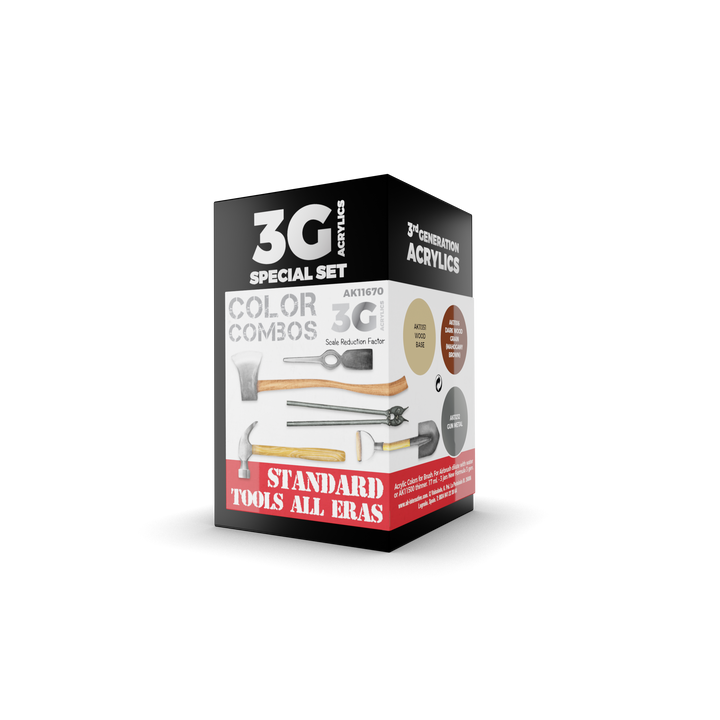AK Interactive 3G Standard Tools All Eras Combo | 8435568311442