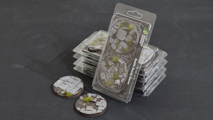 Gamers Grass Battle Ready Bases - Temple - Round 60mm (x2) | 738956789204