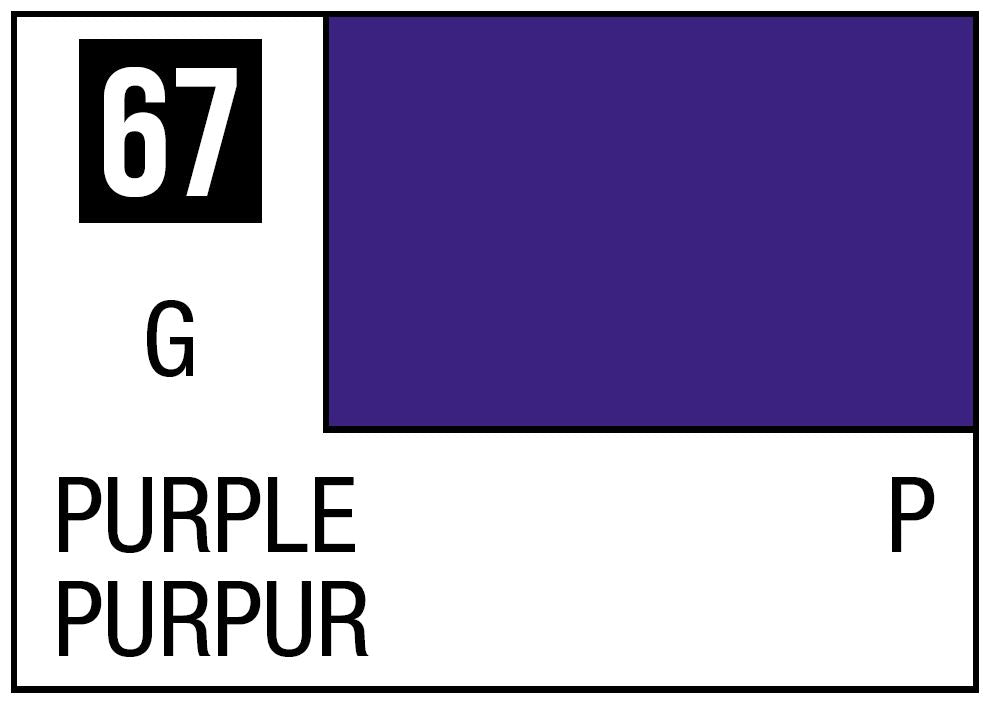 Mr Hobby Mr. Color 67 - Purple (Gloss/Primary) - 10ml | 4973028635249