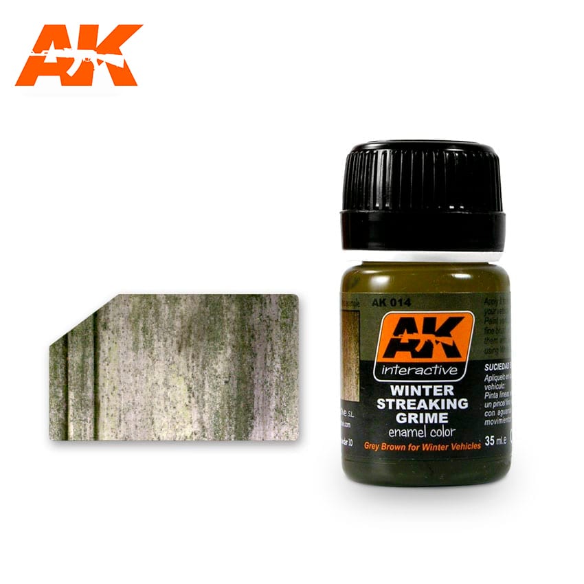 AK Interactive Streaking Grime For Winter Vehicles | 8436535570145