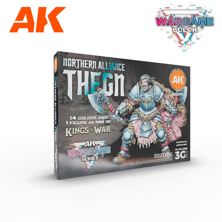 AK Interactive Wargame Series Signature Starter - Northern Alliance Theg, 14 Colors & 1 Figure [Sale ends when item is out of stock] | 8435568331594