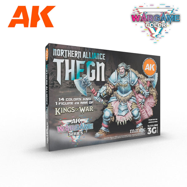 AK Interactive Wargame Series Signature Starter - Northern Alliance Theg, 14 Colors & 1 Figure