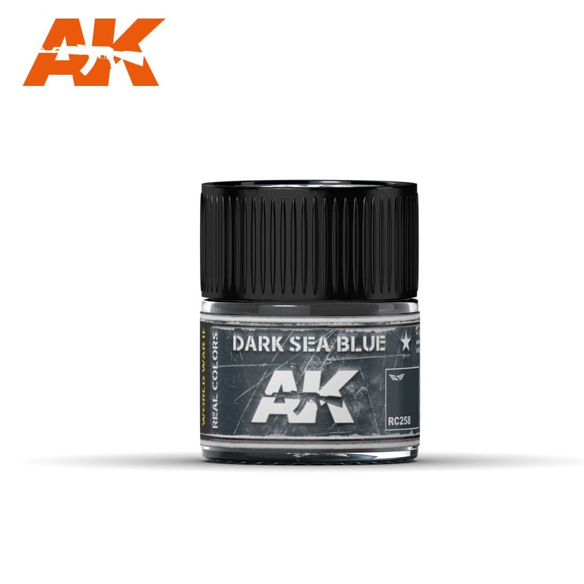 AK Interactive Real Colors Dark Sea Blue 10ml | 8436564925596