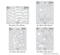 IWATA Artool Patriotica Freehand Airbrush Template Set by Craig Fraser | 758240138051