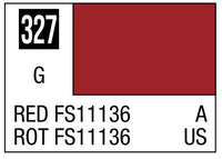 Mr Hobby Aqueous Color H327 Gloss Red FS11136 Thunderbirds 10ml Bottle | 4973028505177