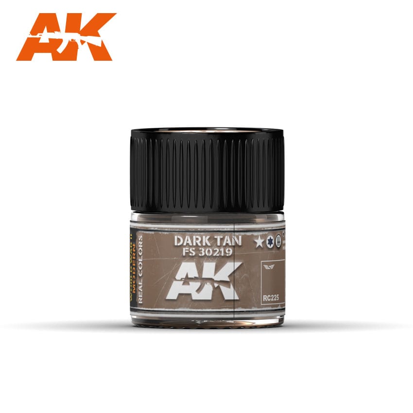 AK Interactive Real Colors Dark Tan FS 30219 10ml | 8436564925268