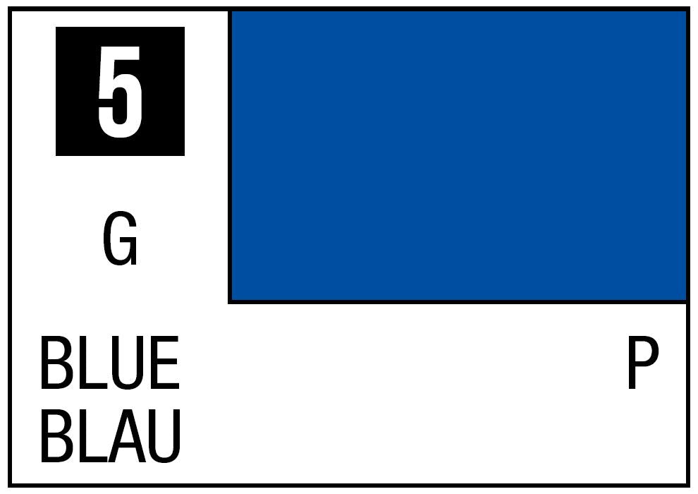 Mr Hobby Mr. Color 5 - Blue (Gloss/Primary) - 10ml | 4973028535648