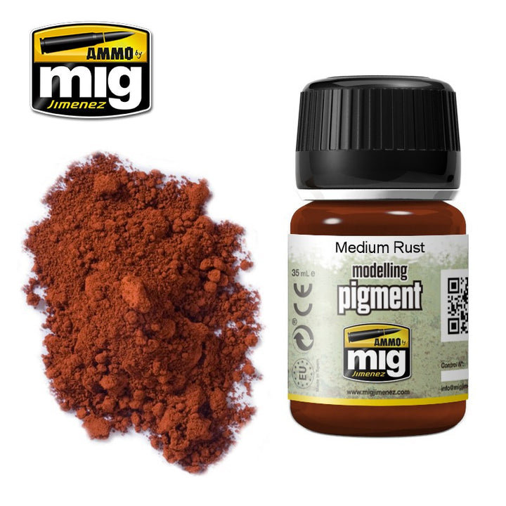 Ammo Mig Medium Rust Pigment | 8432074030058