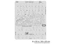 IWATA Artool Viking FX Runes Freehand Airbrush Template by Craig Fraser | 758240150848