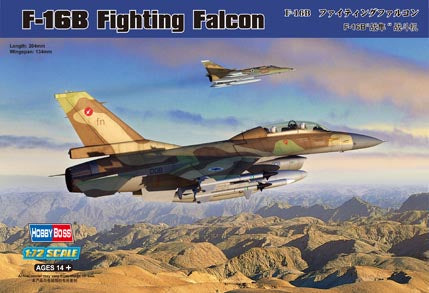 Hobby Boss 1/72 F-16B Fighting Falcon | 6939319202734