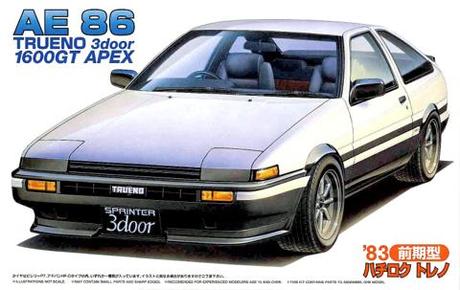 Fujimi 1/24 Toyota AE86 Trueno 'Early type' '83