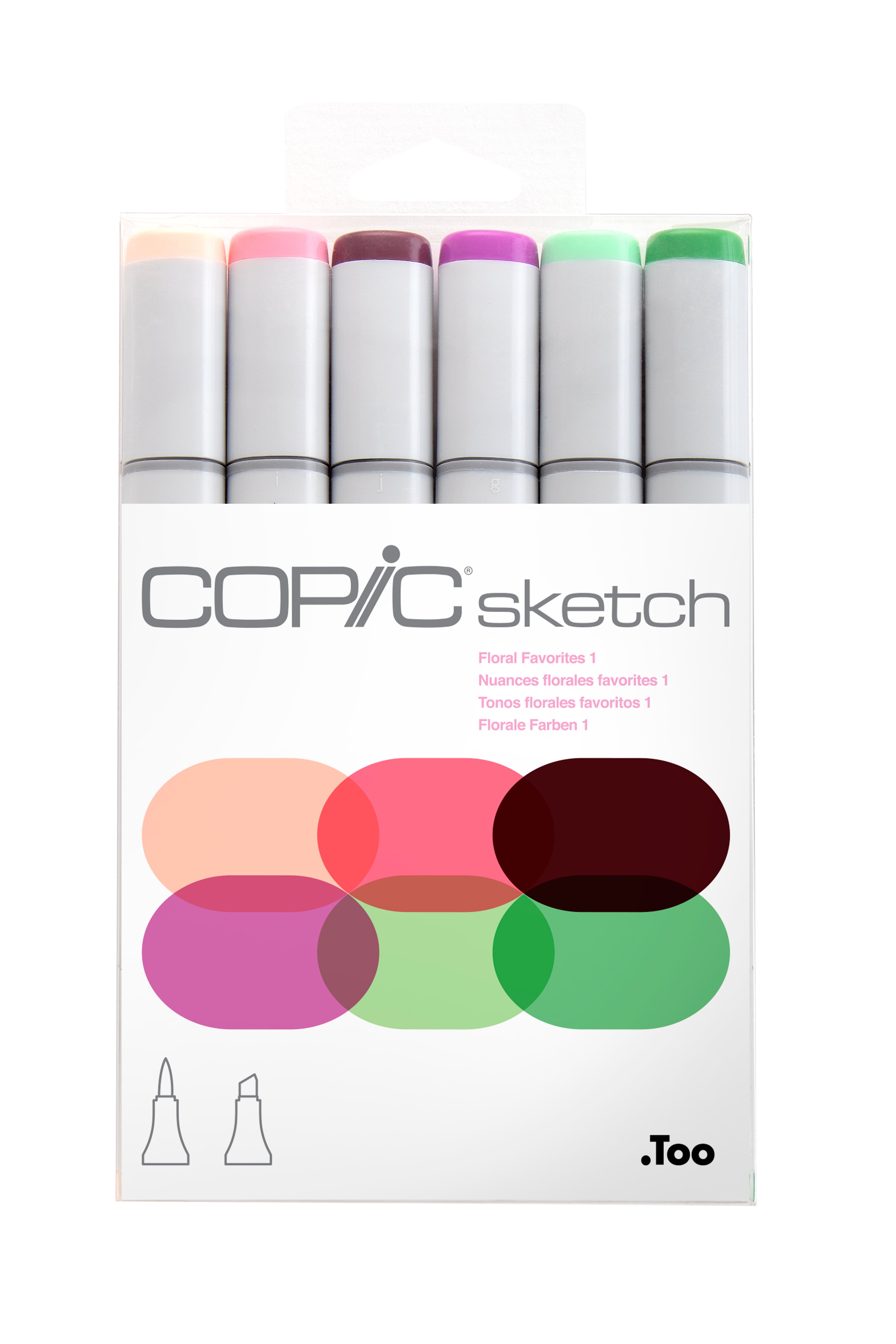 Copic Sketch Marker Floral Favorites I 6Pc Set | 4511338052761