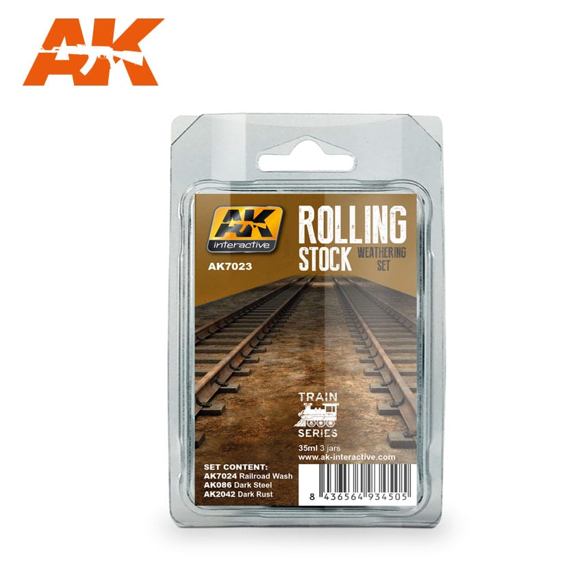 AK Interactive Rolling Stock Weathering Set Train Series | 8436564924506