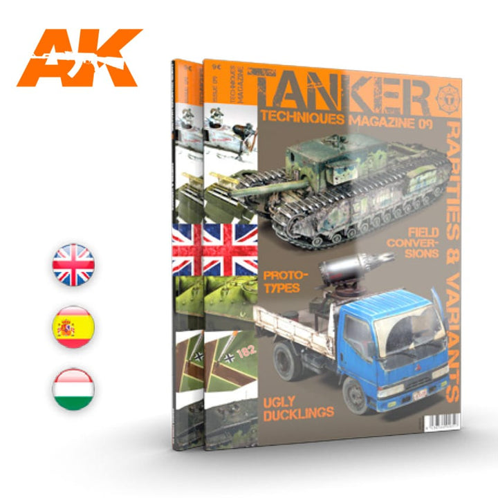 AK Interactive TANKER 09 'RARITIES & VARIANTS' - English | 8436564926517