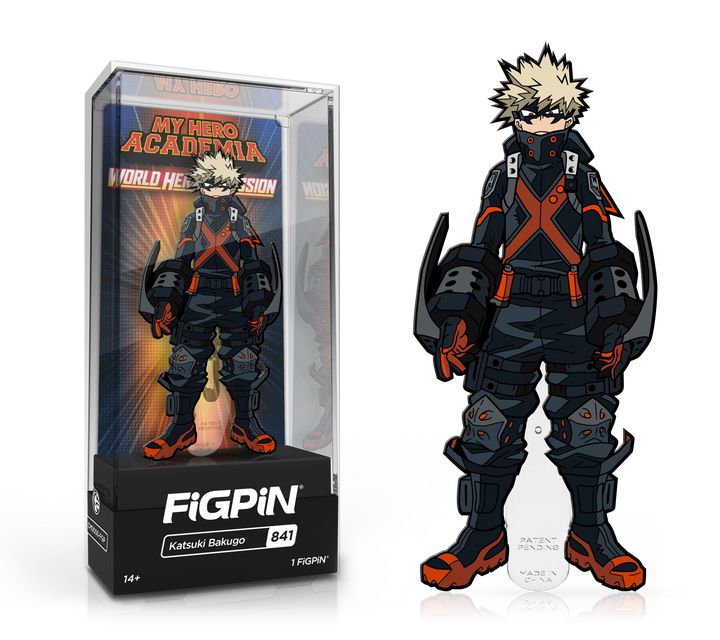 FiGPiN My Hero Academia World Heroes Mission, Katsuki Bakugo  (841-WS) | 810090370712