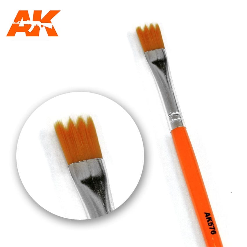 AK Interactive Weathering Brush Saw Shape | 8436535575768