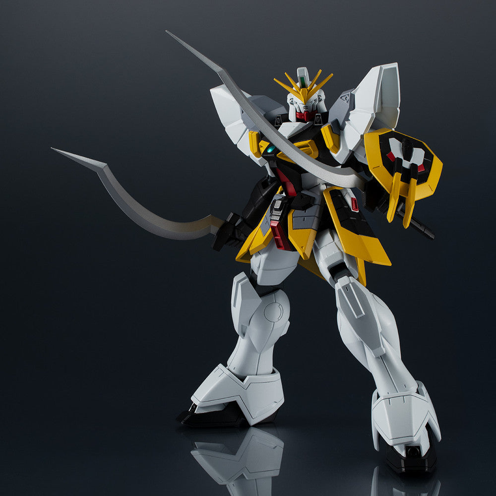 Bandai Spirits Gundam Universe XXXG-01SR Gundam Sandrock 'New Mobile Report Gundam Wing', Pre-assembled Figure | 851365007650