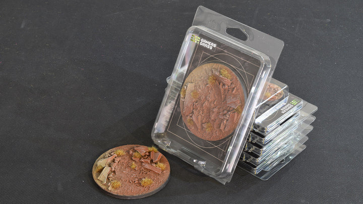 Gamers Grass Battle Ready Bases - Badlands - Round 100mm (x1) | 738956789037