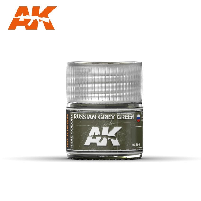 AK Interactive Real Colors Russian Grey Green 10ml | 8436564923370