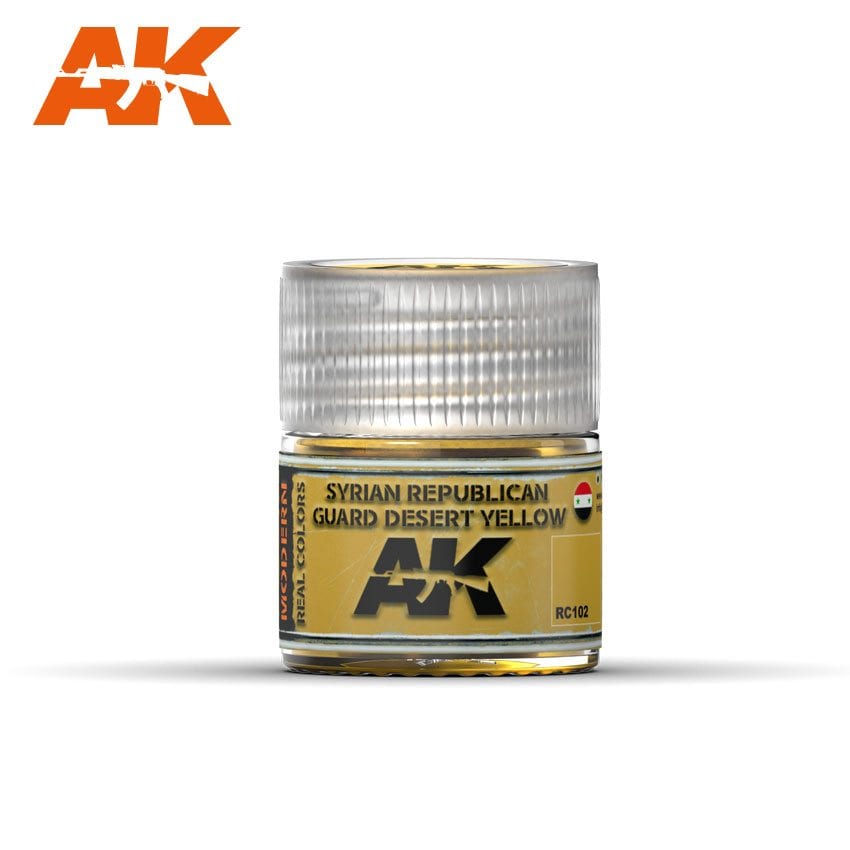 AK Interactive Real Colors Syrian Republican Guard Desert Yellow 10ml | 8436564924025