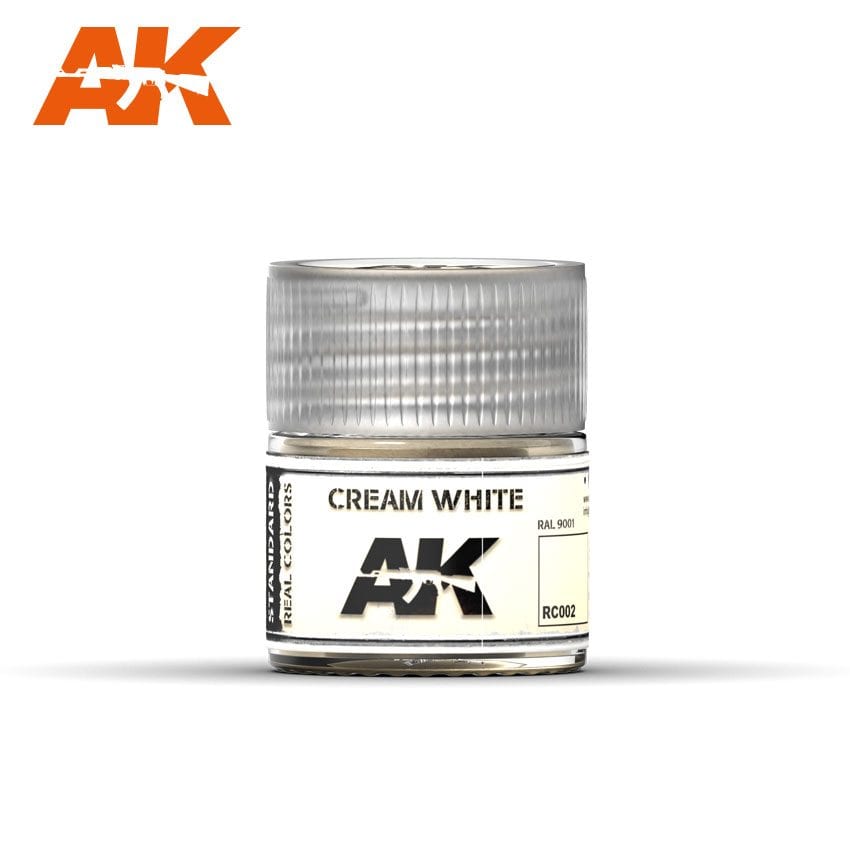 AK Interactive Real Colors Cream White RAL 9001 10ml | 8436564922335