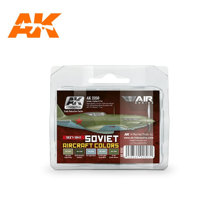 AK Interactive 1937-1941 Soviet Aircraft Colors | 8436564928931