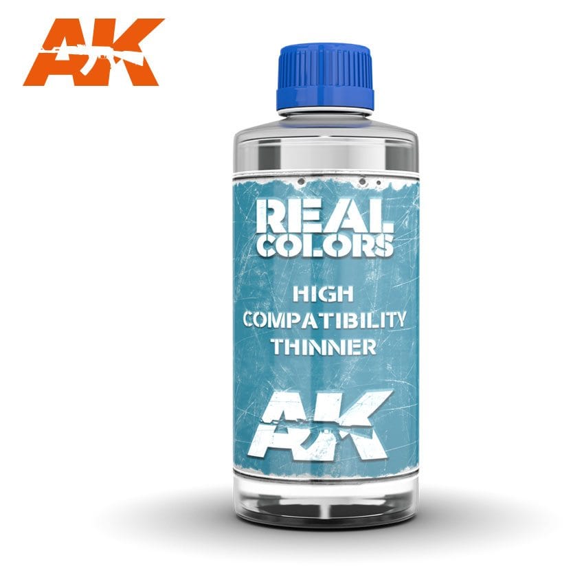 AK Interactive Real Colors High Compatibility Thinner 400ml | 8436564924445