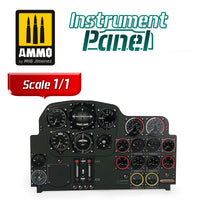 Ammo Mig Messerschmitt Me 262 A1 - Instrument Panel 1/1 Scale 2D Print On MDF | 8432074082866