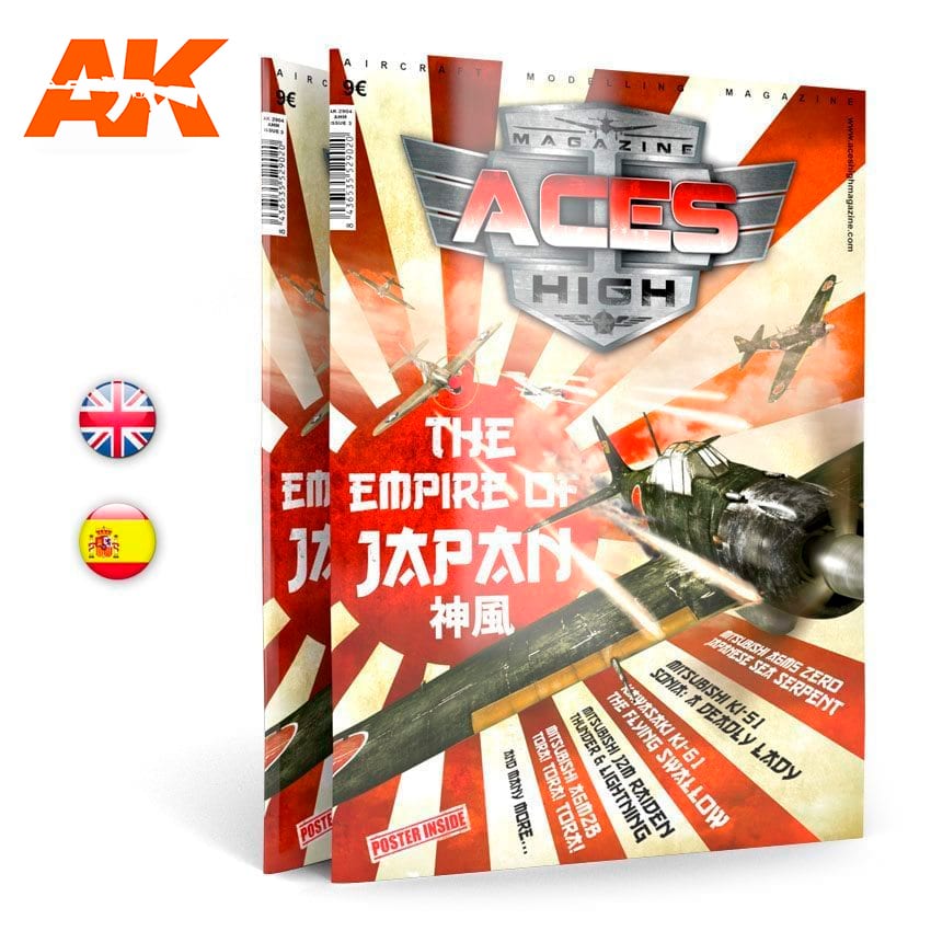 AK Interactive Aces High 03: The Empire Of Japan - English | 8436535573719
