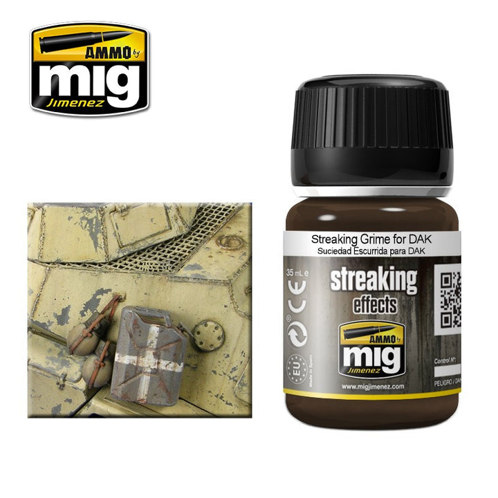 Ammo Mig Streaking Grime for Dak | 8432074012016