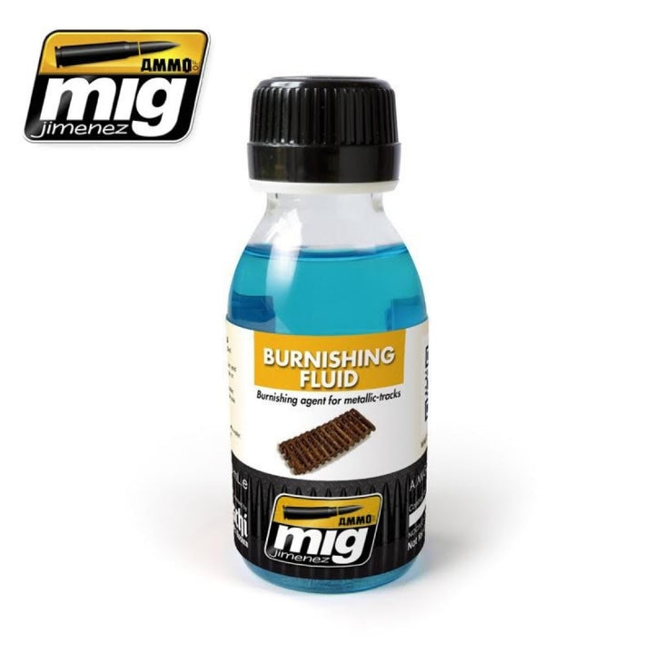 Ammo Mig Metallic Tracks Burnishing Fluid | 8432074020202