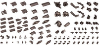 Kotobukiya MSG Mecha Supply Assort 04 EX Armor Set, Gun Metal Ver. | 190526024458
