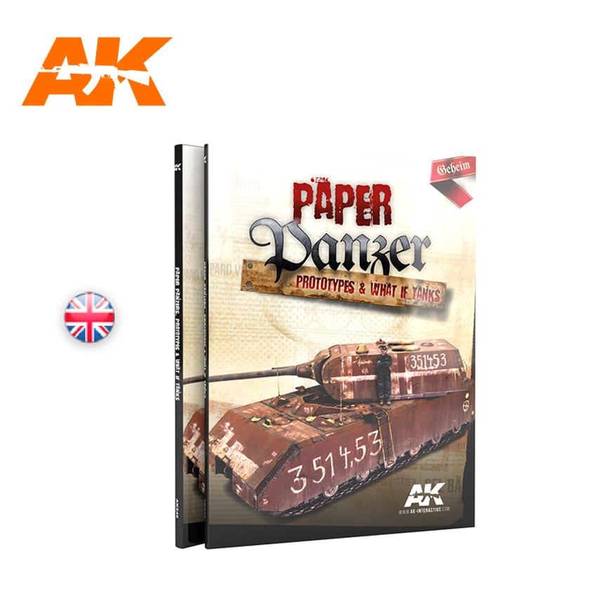 AK Interactive Paper Panzer, Prototypes & What-if Tanks | 8436564926999